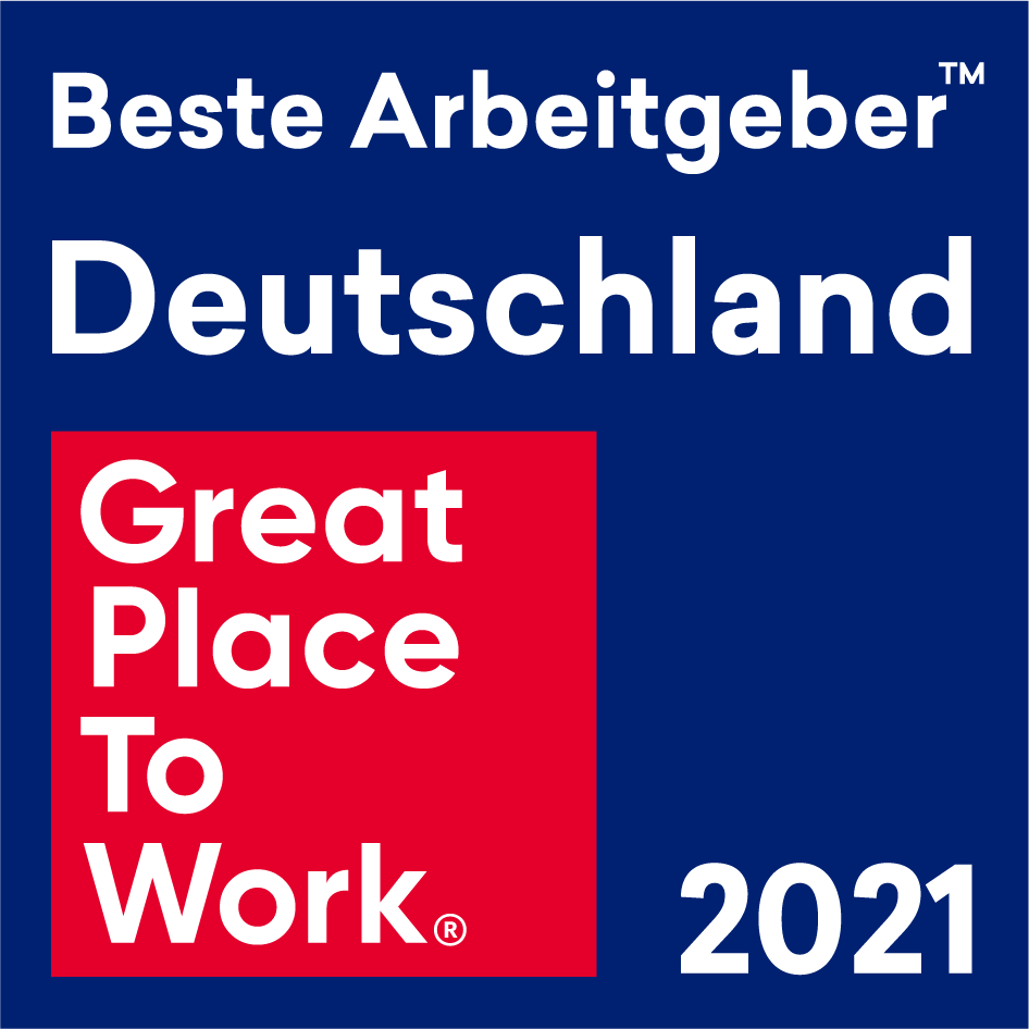 Beste Arbeitgeber Deutschland (Great Place To Work Auszeichnung)