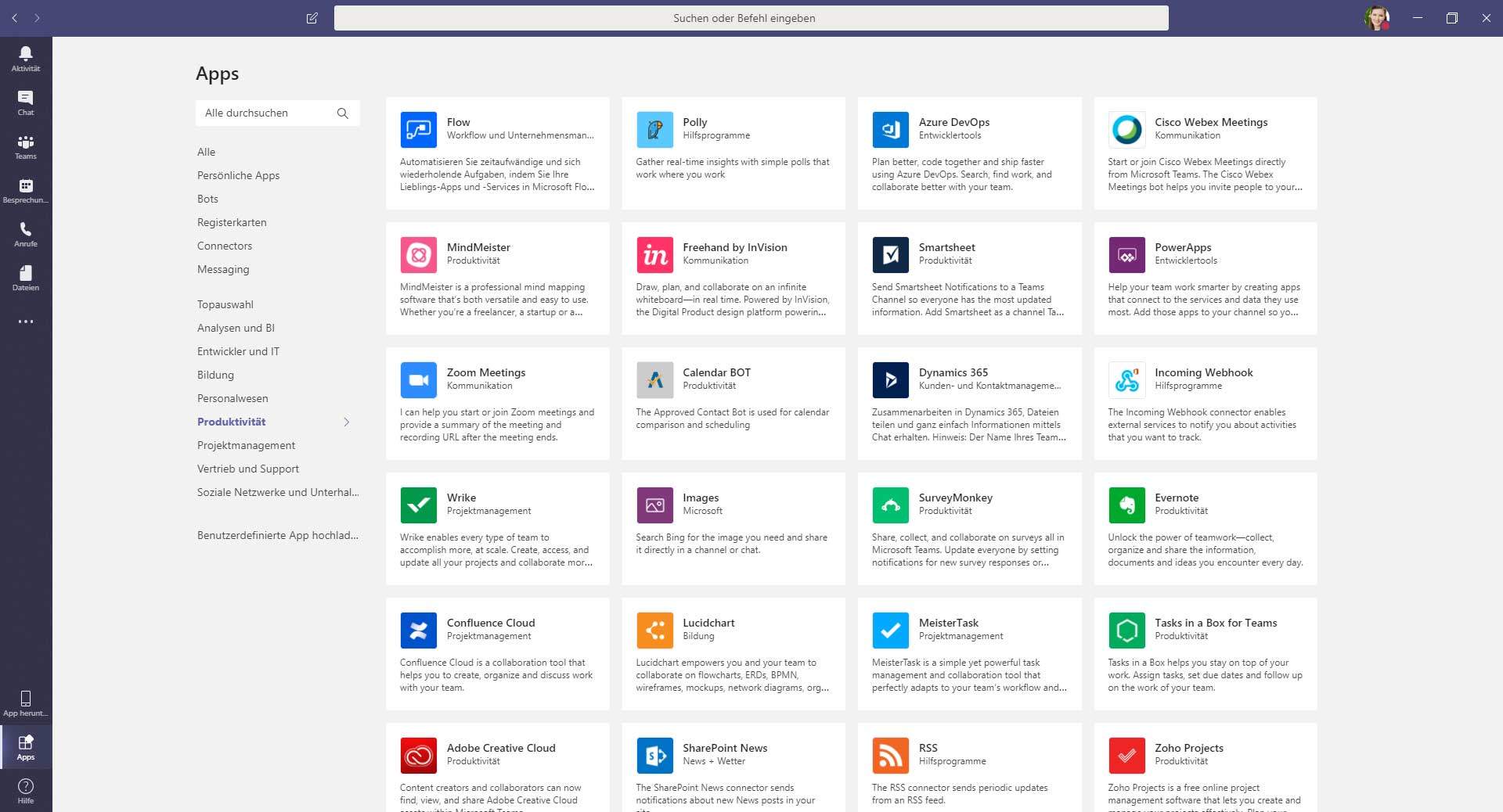 Microsoft Teams: Apps
